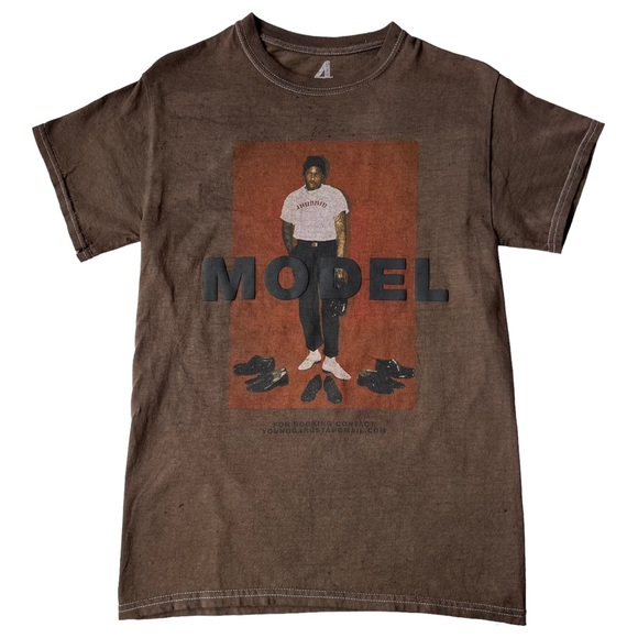 PacSun Other - 4Hunnid Brown Stonewash YG Pacsun Short Sleeve Tee